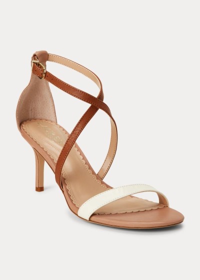 Sandalias Ralph Lauren Mujer Kaki - Leaton Colorblock - HGSZL5234